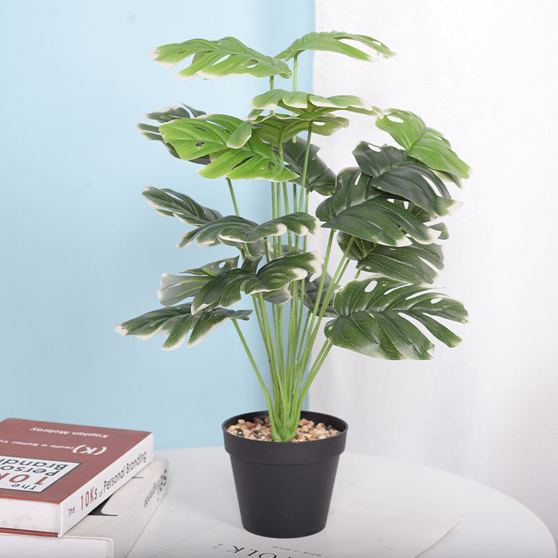 Artificial Flower Green Plant Monstera Plant Flower Indoor