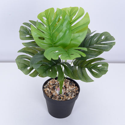 Artificial Flower Green Plant Monstera Plant Flower Indoor