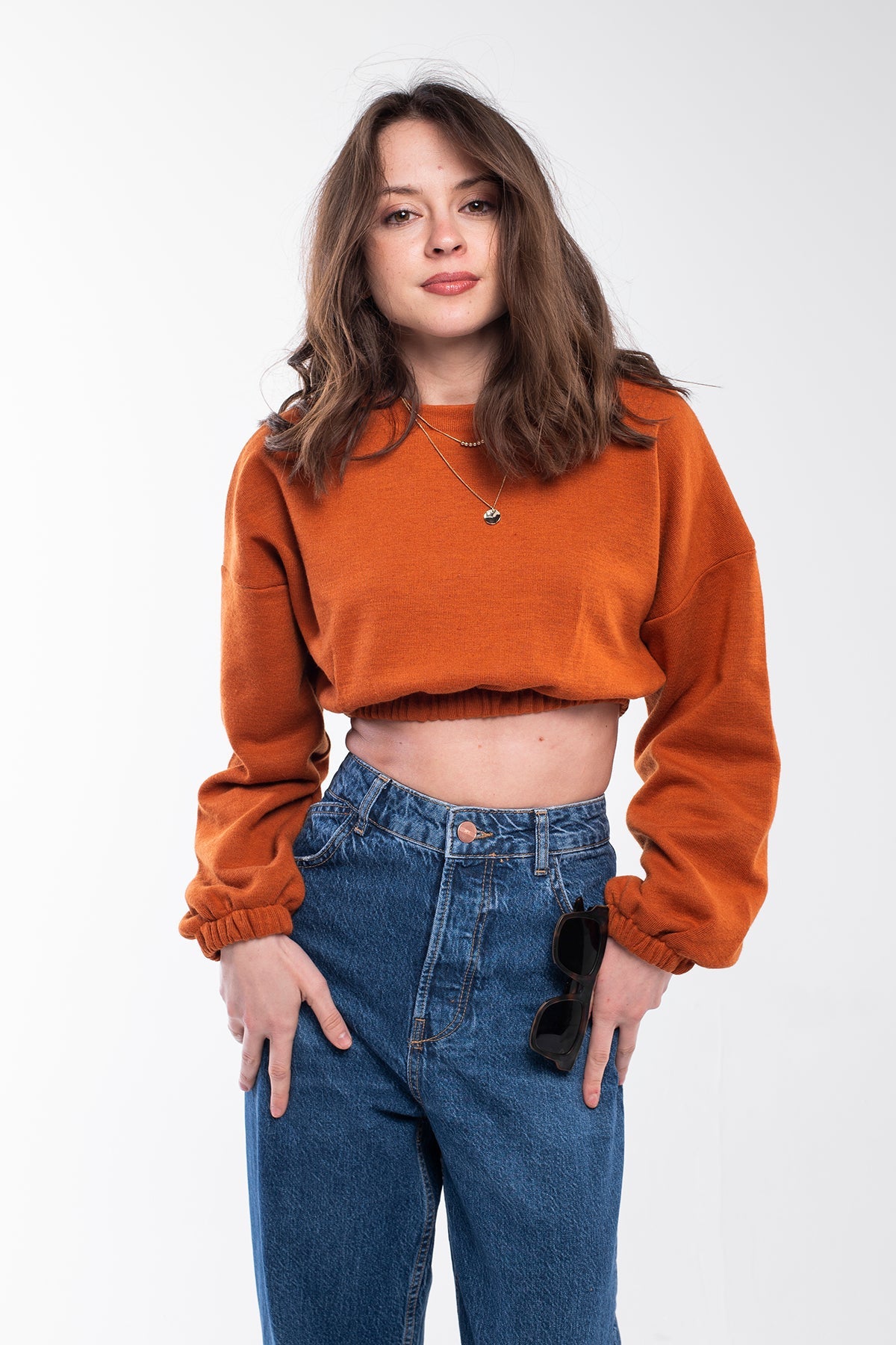 Fresh Crop Top Sweatshirt